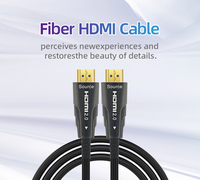 SIPU Premium Ultra HD Glasfaser Ultra-Hochgeschwindigkeits-HDTV 2.1/2.0 Stecker-zu-Stecker Aktives Optisches Kabel für TV, Projektor, Computer, DVD