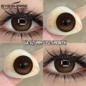 Lentilles de contact cosmétiques Eyeshare GDANSK Series Brown, lentilles de contact annuelles, lentilles de maquillage, lentilles de contact bleues - Product Image 6