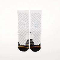 Chaussettes de sport de performance personnalisées Chaussettes de compression Crew Marathon Chaussettes de course sur sentier Logo personnalisé