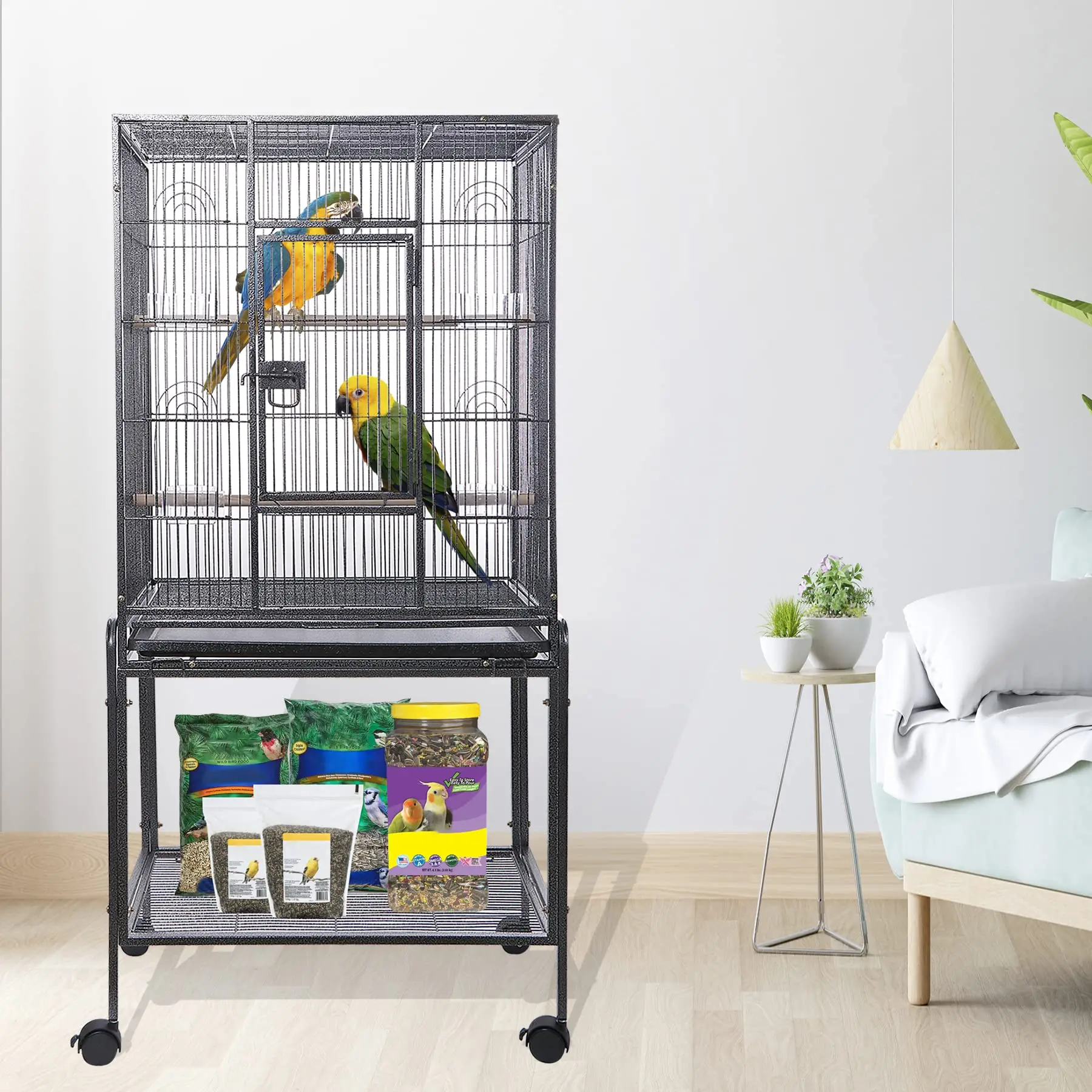 large parrot cage design