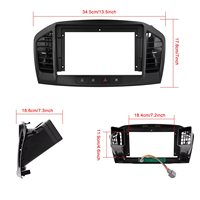Autoradio Podofo 9 pouces 4+64 Go pour Buick Regal 2009-2013 Opel Insignia, autoradio Android, CarPlay sans fil, Android Auto, WIFI, GPS
