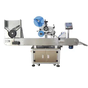 Automatic small bottles horizontal labeling machine and medical syringe labeler