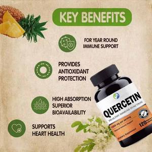 Cápsulas de Quercetina OEM ASAP, Zinc Todo en 1, Quercetina Liposomal, 60 Cápsulas, Suplementos Herbales, Cápsulas de Quercetina - Product Image 3