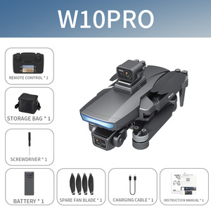 W10 aerial photography large screen three-axis <b>gimbal</b> ELS brushless GPS drone with 4k <b>camera</b> and gps - Product Image 6