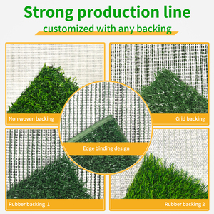 Alfombra de Césped Artificial Verde para Perros, Resistente, Fácil de <span class=keywords><strong>Limpiar</strong></span>, para Entrenamiento de Orinal - Product Image 6