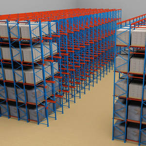 Heavy Duty 2000kg 3000lbs Steel Pallet Rack System Factory Drive <b>Storage</b> Racks Corrosion Protection 3000kg Hevy Duty Racking - Product Image 2