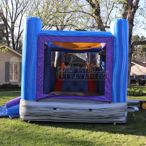 Mega Tobogán Acuático de Mármol, Castillo Inflable Personalizado con Tobogán Acuático, Combo Inflable para Niños, <span class=keywords><strong>Alquiler</strong></span> para Fiestas al Aire Libre - Product Image 4