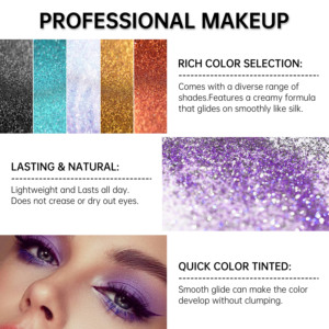 Paleta de sombras de ojos personalizada OEM, sombra de ojos camaleón resistente al agua de larga duración, lujo, <span class=keywords><strong>18</strong></span> colores, sombra de ojos cromada, Etiqueta Privada - Product Image 3