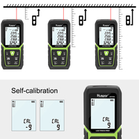 HUEPAR-Télémètre laser LM100A, batterie Li-ion rechargeable, capteur d'angle électrique, outils multi-mesures