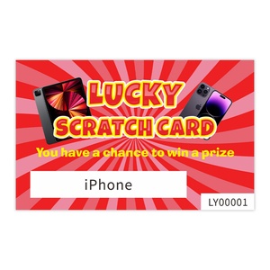 บัตรขูดรางวัลรักษ์โลกสำหรับของขวัญทางการตลาด การจับรางวัล การพิมพ์ดิจิทัล ออกแบบฟรี - Product Image 4