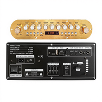 Amplificateur de puissance pour haut-parleur portable D1600, planche d'amplification, danse carrée, karaoké en plein air, chariot pour batterie 12V, 220VDSP Sound
