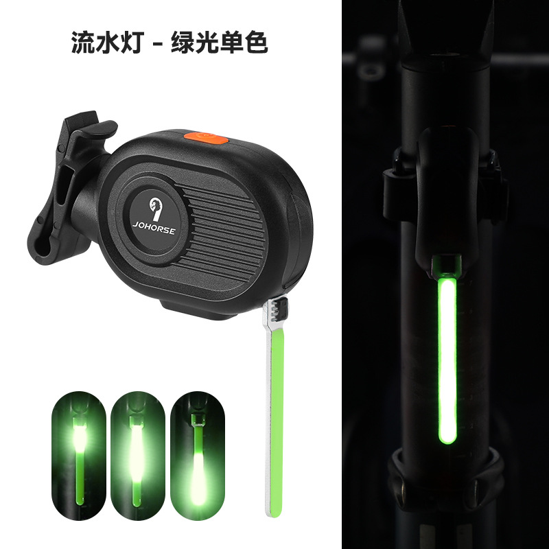 Green light flowing water lamp