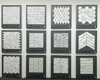 Carrelage mural en porcelaine satinée effet marbre Calacatta Gold, finition mate, pour usage intérieur hôtelier, avec garantie à vie et échantillon gratuit