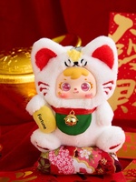 Figurine en peluche Samuel Little Cat, thème animal, en ABS, pour 5-7 ans, tendance du Nouvel An, boîte mystère, pendentif chat porte-bonheur, cadeau unisexe