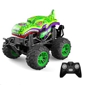 T-181 RC voiture 1:18 2.4G tête de requin monstre 360 degrés rotatif danse cascadeur voiture de pulvérisation avec lumières cadeaux - Product Image 4
