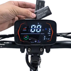 Pièce de rechange pour trottinette électrique LIVIAE 60V 72V en gros : Écran LCD central grand format avec déverrouillage NFC - Product Image 1