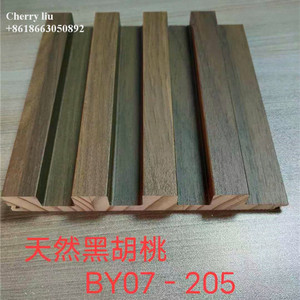 Panneau mural rainuré 3D décoratif intérieur imperméable, revêtement mural en bois - Product Image 3