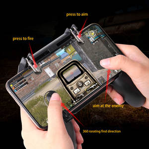 W11 नई मॉडल 4 उंगली चार नि: शुल्क आग शूटर ट्रिगर क्लिकर W-11 Pubg जॉयस्टिक मोबाइल खेल संभाल के लिए नियंत्रक - Product Image 4