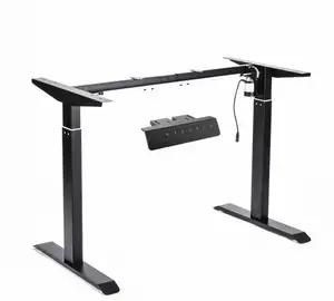 Mesa de elevación eléctrica, altura ajustable, pata, marco de escritorio de pie de acero