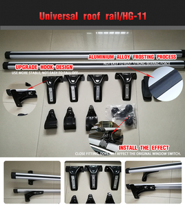 Support de toit en Aluminium universel, <span class=keywords><strong>porte</strong></span>-bagages, 1 pièce, 125CM, Support pour voiture - Product Image 6