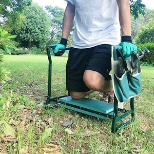 Portable <span class=keywords><strong>Jardin</strong></span> Genouillère Siège Chaise <span class=keywords><strong>De</strong></span> <span class=keywords><strong>Jardin</strong></span> En Plein Air En Acier Inoxydable Pliable <span class=keywords><strong>Banc</strong></span> Genouillère Avec Sac <span class=keywords><strong>Jardin</strong></span> Fourniture - Product Image 3