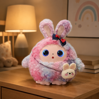Conejo Arcoíris de Peluche con IA, Juguete Interactivo para Niños, Muñeco Robot Compañero Emocional