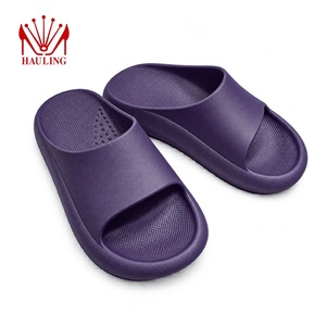 Pantuflas duraderas de EVA con suela gruesa, impermeables, antideslizantes, con amortiguación y absorción de impactos para interiores y exteriores, sandalias de EVA - Product Image 2