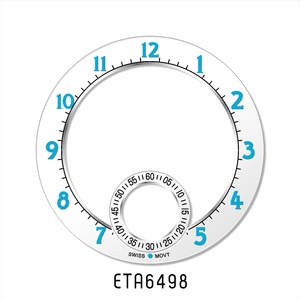 Nouveau style cadran personnalisé mat et brillant squelette 38mm pour le <span class=keywords><strong>mouvement</strong></span> automatique <span class=keywords><strong>ETA</strong></span> <span class=keywords><strong>6497</strong></span> <span class=keywords><strong>ETA</strong></span> 6498 blanc ou noir petite seconde à 6H - Product Image 1