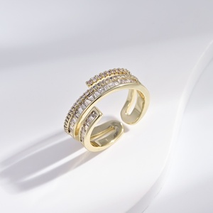 wholesale plata <b>925</b> sterling <b>silver</b> Classic Green Stone <b>ring</b> Everyday Wear marriage 14k gold hands zircon dainty finger <b>rings</b> - Product Image 3