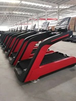 Tapis roulant commercial robuste ASJ9906, moteur AC 3-7 CV, grande machine de course, tapis roulant de salle de sport