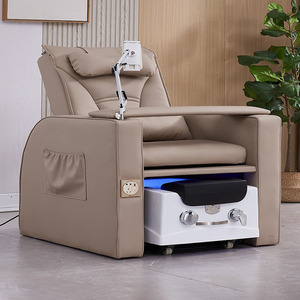 Nouvelle conception d'équipement de salon de beauté, mobilier, <span class=keywords><strong>fauteuil</strong></span> de pédicure, spa pour les pieds, massage, cuir PU, <span class=keywords><strong>fauteuil</strong></span> inclinable électrique, luxe léger, commercial - Product Image 2