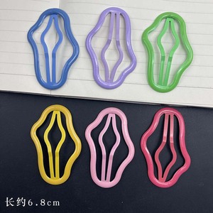 Colorful Lacquered Cloud Hair <b>Clip</b> 6.8cm BB <b>Clip</b> For Women Daily Use - Product Image 1
