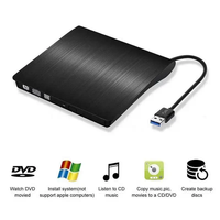 Portable USB3.0 External Optical Drive 12.7mm Mobile Optical Burner DVD Drive for Computer Notebook