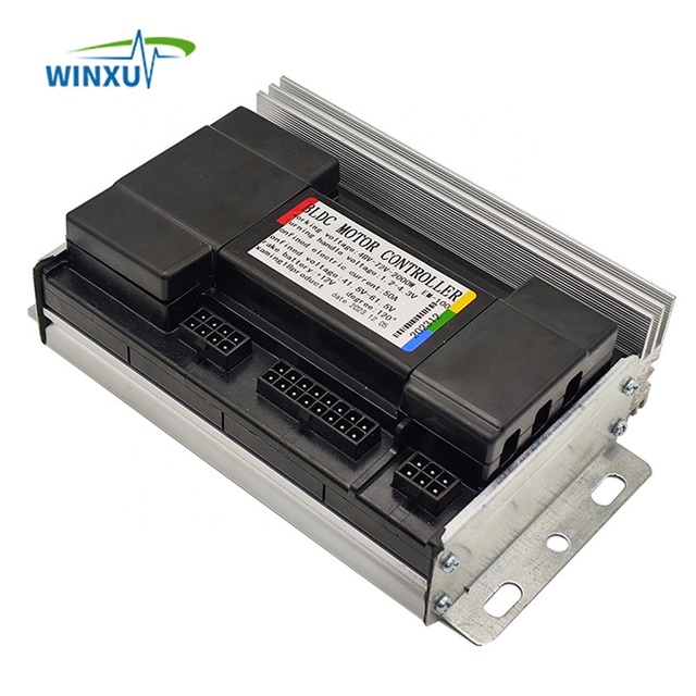 48V 60V 72V 2000W 50A Sine Wave Brushless FOC Motor Drive Universal Controller for Electric Scooter Tricycle