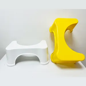 Многоцветный утолщенный нескользящий стул для унитаза пластиковый стул для унитаза дети ходят в туалет, чтобы наступить на подножку