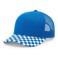 Casquettes de camionneur structurées X&K Custom Fashion Performance à calotte moyenne, visière professionnelle cousue, respirantes, ajustement professionnel, sergé renforcé