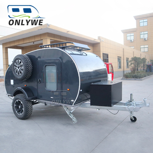 Onlywe nhỏ giọt nước mắt <span class=keywords><strong>RV</strong></span> Trailer Camper <span class=keywords><strong>trailers</strong></span> tiêu chuẩn Úc Mini off road Tear Drop Camper <span class=keywords><strong>trailers</strong></span> du lịch để bán - Product Image 3