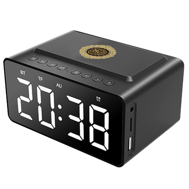 Multilingual Support Desktop Design Islamic Azan Prayer with Quran Players Clock Digital Clock Azan Clock