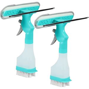 Herramientas de Limpieza de Ventanas con Raspador y Limpiador de Microfibra PP Ecológico para el Hogar, con Mango de Plástico - Product Image 1