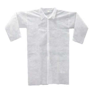 Alta calidad barato delantales blanco sms no tejida pp niños cosplay kit <span class=keywords><strong>de</strong></span> la ciencia desechable bata <span class=keywords><strong>de</strong></span> laboratorio para los niños - Product Image 2