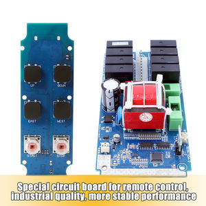 Precio de fábrica, mando a distancia inalámbrico de 2 canales, 4 canales, doble velocidad, automático, portátil, temperatura, choque, plástico, 433MHz - Product Image 5