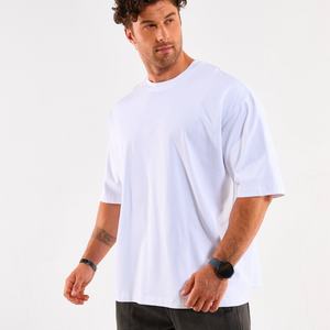 เสื้อยืดคอกลมทรงโอเวอร์ไซส์ ผ้าคอตตอน 100% คุณภาพสูง พิมพ์ลายสกรีน หนัก 230 แกรม แบบเรียบ  สำหรับผู้ชาย - Product Image 5