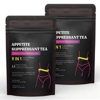 Thé aux fibres alimentaires 9-en-1 en sachets, 84g, directement de l'usine, avec Glucomannane, soutien à la satiété, thé aux herbes pour l'équilibre corporel quotidien, OEM