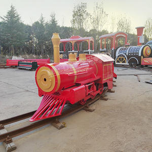 รถไฟรางเหล็กคุณภาพสูงสำหรับทุกเพศทุกวัย ใช้พลังงานแบตเตอรี่ รับน้ำหนักได้ 500 กก. ระยะทางวิ่ง 80 กม. สำหรับใช้งานเชิงพาณิชย์กลางแจ้ง - Product Image 5