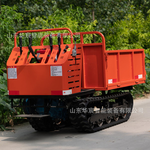 Tractor Agrícola Todoterreno con Orugas para Huertos y Montaña, Pequeño, Cuatro Ruedas, Tipo Climbing King, con Volquete - Product Image 4