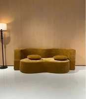 Sofá Cama Seccional Integrado de Diseño Moderno JJY-061, Sofá de Dos Plazas Esquinero de Tela Comprimida con Esponja para Sala de Estar