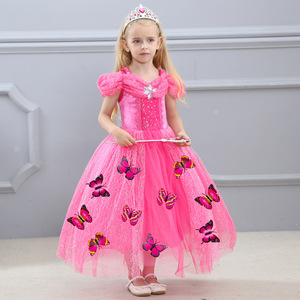 Disfraz de Halloween para Niñas, Vestido de Princesa, Tutú Hinchado, Vestido de <span class=keywords><strong>Frozen</strong></span> para Actuación, Vestido de una Pieza de Algodón - Product Image 3