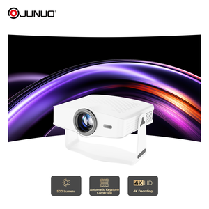 JUNUO 2026 J500 New Private Model Cheap Cost-effective 500ANSI Lumens Cheap J500 Android14 1080P 500ANSI Lumens <b>Projector</b> - Product Image 2