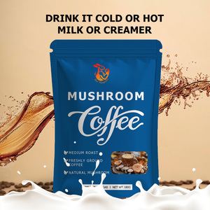 OEM ODM Café Instantáneo Orgánico en Polvo con Hongos Reishi y King Trumpet, Suplemento Dietético para el Apoyo Cognitivo y la Concentración - Product Image 2