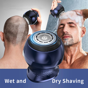 Tondeuse à cheveux électrique magnétique sans fil pour hommes chauves, rasoir rotatif portable étanche pour usage humide et sec avec affichage LED - Product Image 3